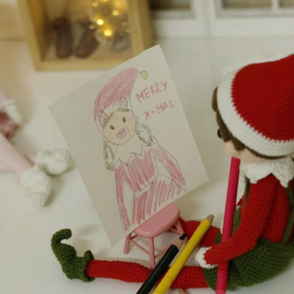 ELF Christmas Doll crochet pattern