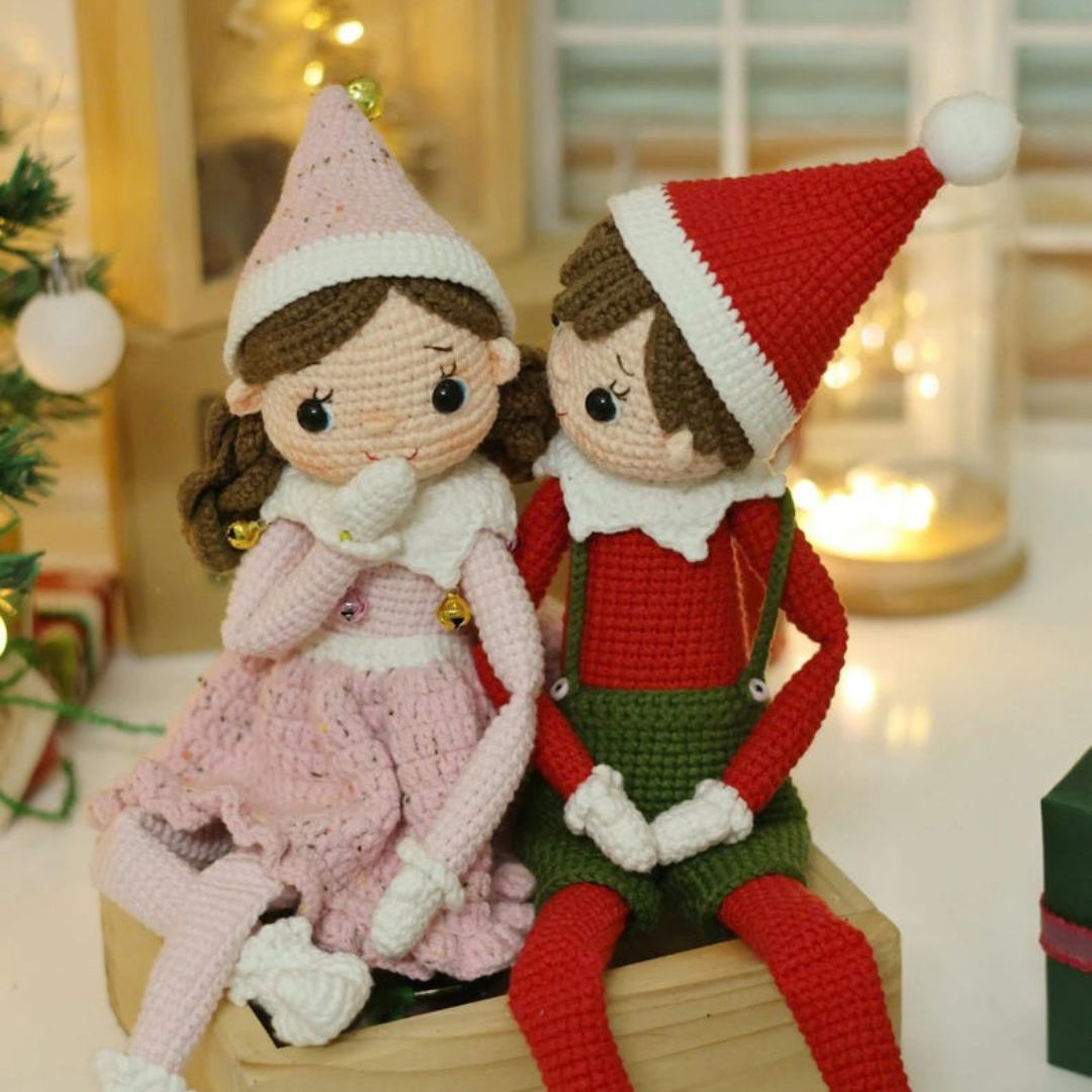 ELF Christmas Doll crochet pattern