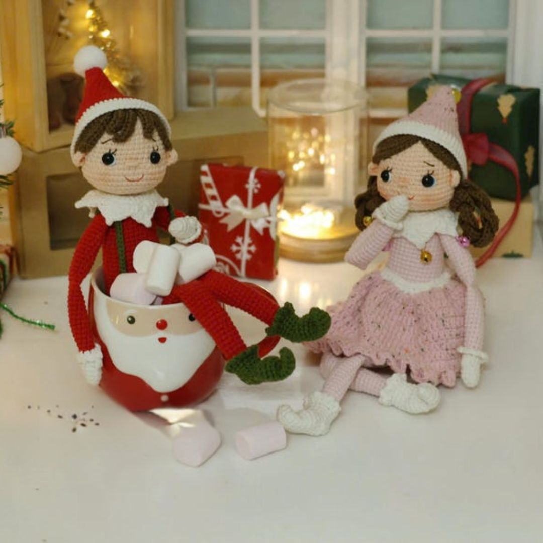 ELF Christmas Doll crochet pattern