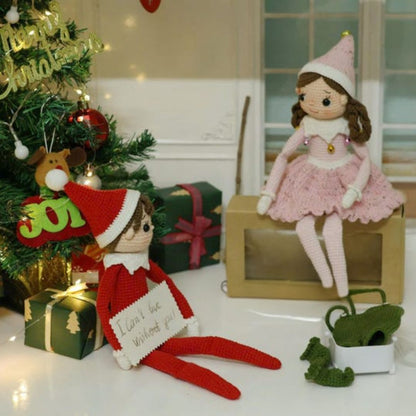 ELF Christmas Doll crochet pattern