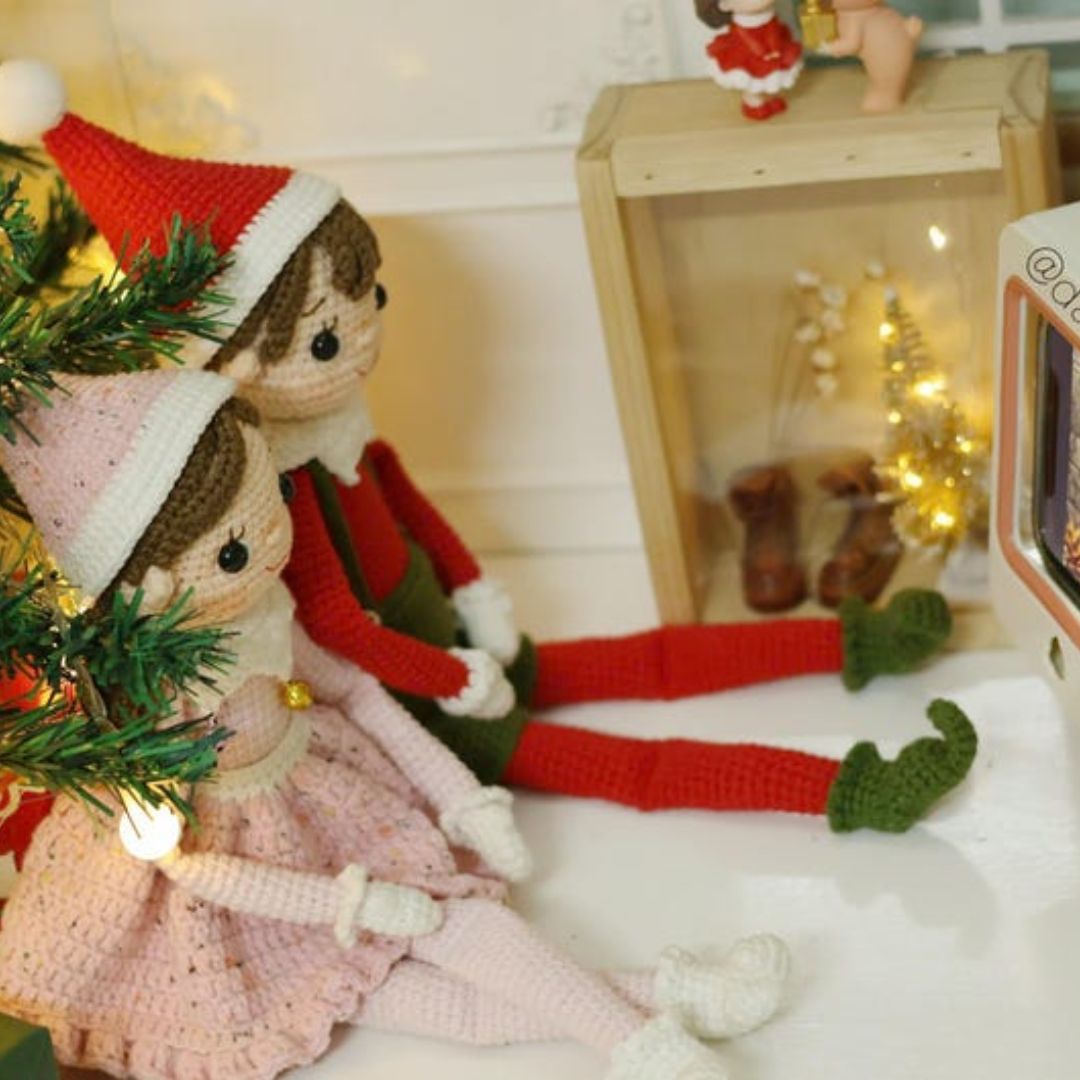 ELF Christmas Doll crochet pattern