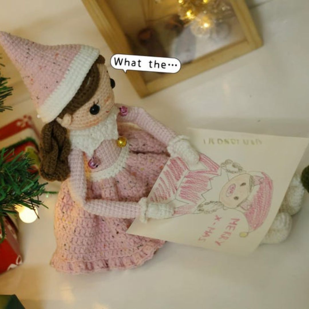 ELF Christmas Doll crochet pattern