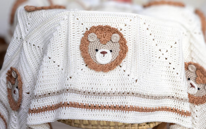 Crochet Lion Blanket Pattern – Perfect Baby Gift