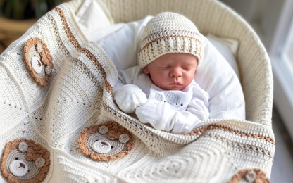 Crochet Lion Blanket Pattern – Perfect Baby Gift