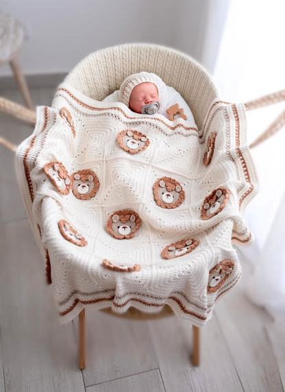 Crochet Lion Blanket Pattern – Perfect Baby Gift