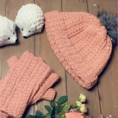 ✨ Amabella Twins Beanie & Messy Bun Hat Pattern 🧶