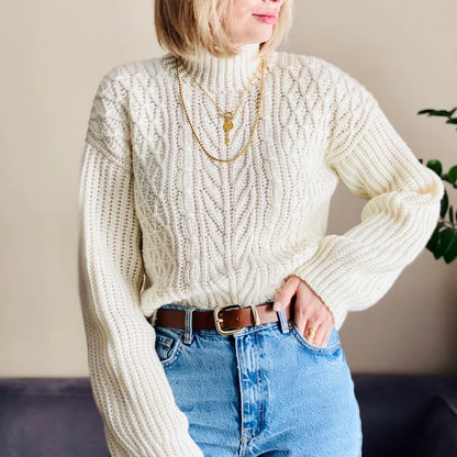 Fusion Sweater Crochet Pattern - Stylish & Cozy Design