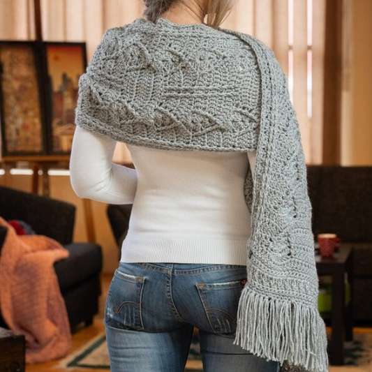 ✨ Ashlea Peaks Scarf Pattern 🧶 Cozy & Stylish! ❄️