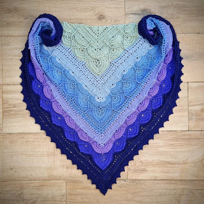 🌿 MoroccanMintTea Shawl Crochet Pattern – Elegance Inspired by Moroccan Design! 🧶✨