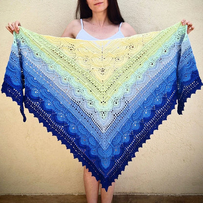 🌿 MoroccanMintTea Shawl Crochet Pattern – Elegance Inspired by Moroccan Design! 🧶✨