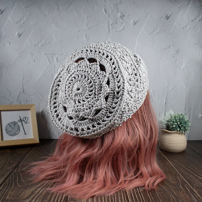 Boho Mandala Hat Crochet Pattern 🧶✨ Beginner-Friendly PDF Guide (Instant Download)