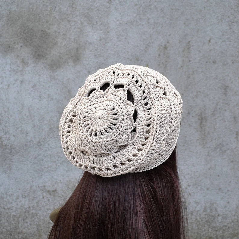 Boho Mandala Hat Crochet Pattern 🧶✨ Beginner-Friendly PDF Guide (Instant Download)