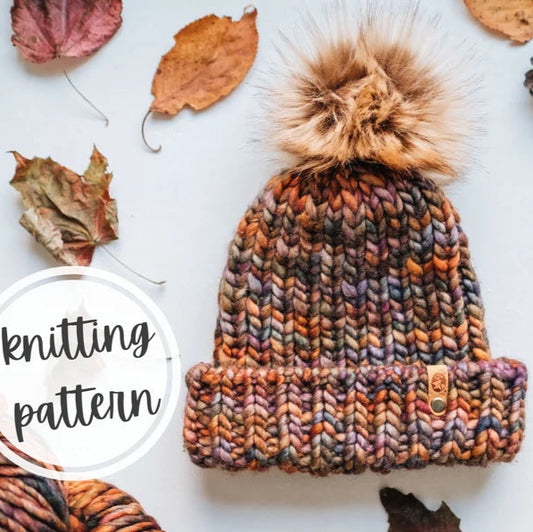 The Eddie Beanie - Super Bulky Knitting Pattern